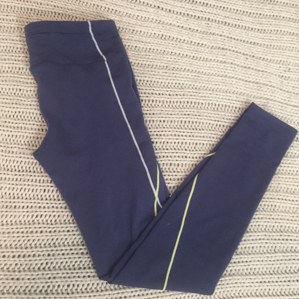 Gap fit full length legging with back pocket blue